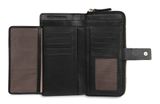 bugatti Noemi Ladies Long Zip Wallet Black