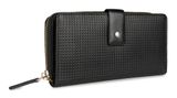 bugatti Noemi Ladies Long Zip Wallet Black