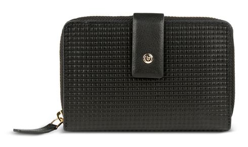 bugatti Noemi Lady Zip Around Wallet M Black bugatti Noemi Lady Zip Around Wallet M Black