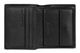 bugatti Due Flap Wallet Black