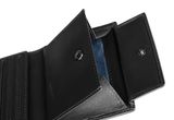 bugatti Due Flap Wallet Black