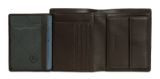 bugatti Due Flap Wallet Brown