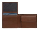 bugatti Due Flap Wallet Cognac