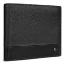 bugatti Due Flap Wallet Black