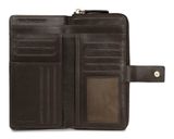 bugatti Noemi Ladies Long Zip Wallet Brown