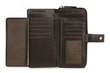 bugatti Noemi Ladies Long Zip Wallet Brown