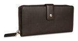 bugatti Noemi Ladies Long Zip Wallet Brown
