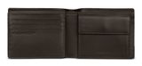 bugatti Due Flap Wallet Brown
