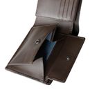 bugatti Due Flap Wallet Brown