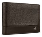 bugatti Due Flap Wallet Brown