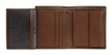 bugatti Due Flap Wallet Cognac