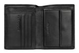 bugatti Due Flap Wallet Black