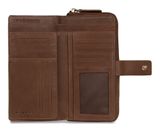 bugatti Noemi Ladies Long Zip Wallet Cognac