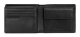 bugatti Due Flap Wallet Black