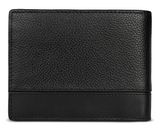 bugatti Due Flap Wallet Black