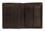 bugatti Due Flap Wallet Brown