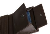 bugatti Due Flap Wallet Brown