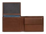 bugatti Due Flap Wallet Cognac