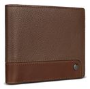 bugatti Due Flap Wallet Cognac