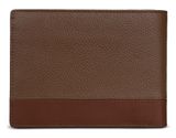 bugatti Due Flap Wallet Cognac