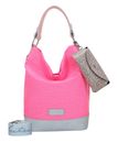 Fritzi aus Preußen Canvas Izzy07 Olga Hobo Bag Neon Pink