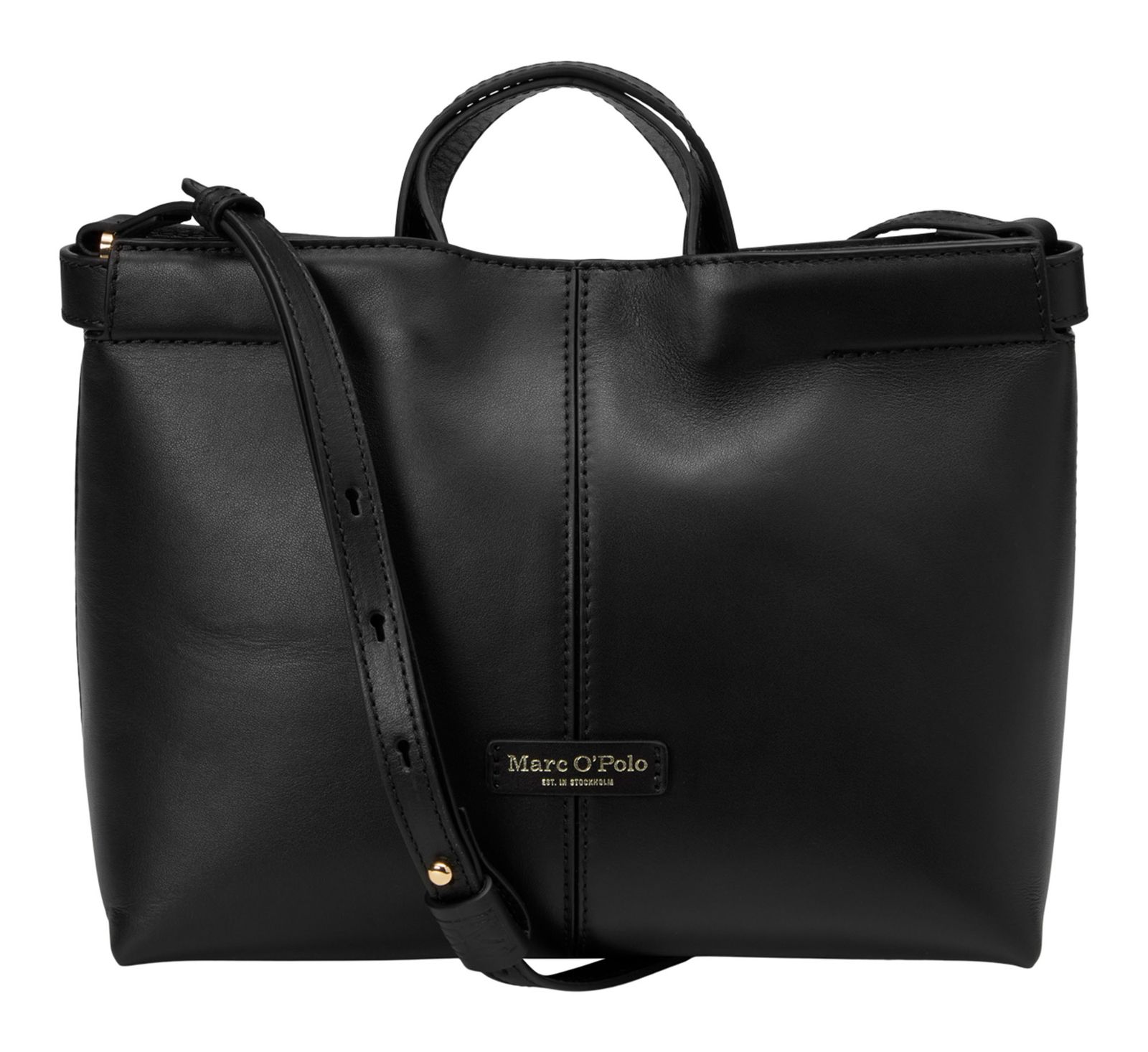 Marc O'Polo Tilla Leather Crossbody Bag Black