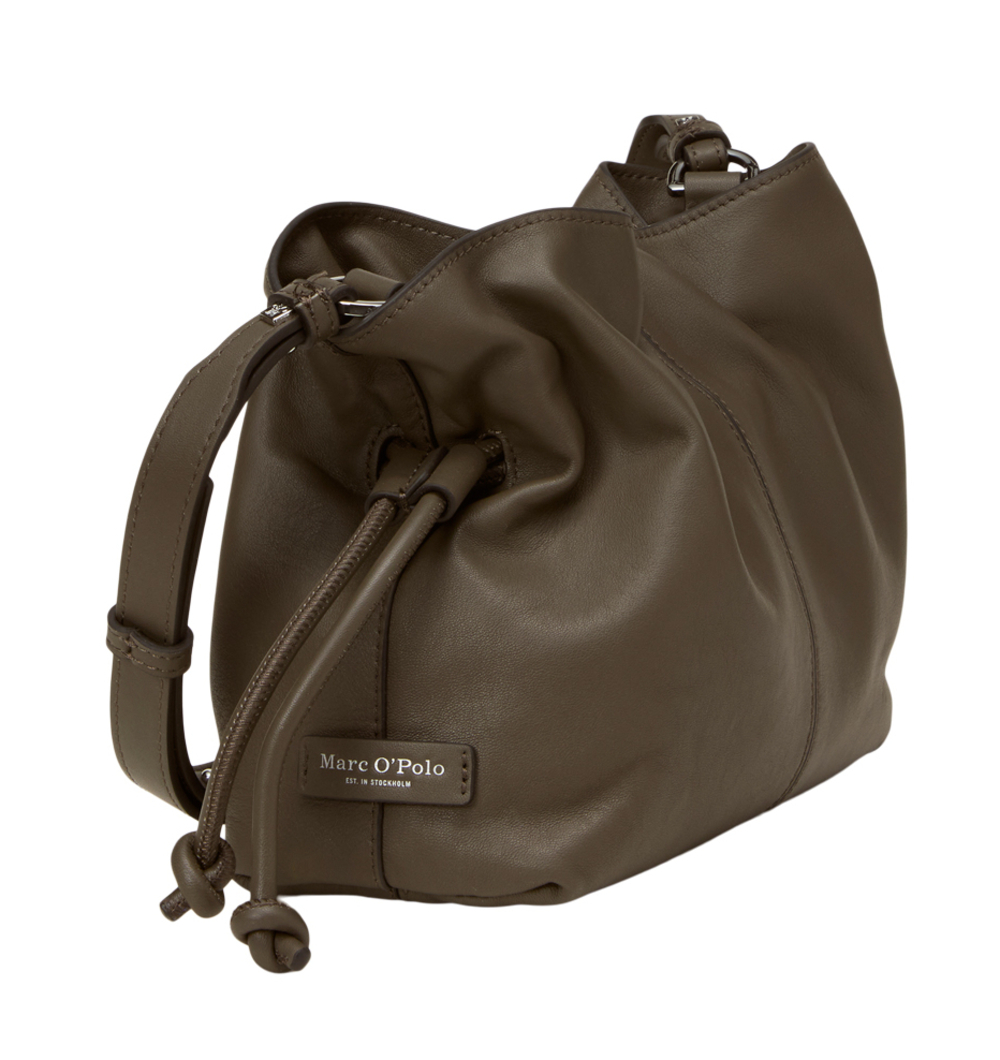 Marc O'Polo Simona Leather Crossbody Bag Mossy Earth Marc O'Polo Simona Leather Crossbody Bag Mossy Earth