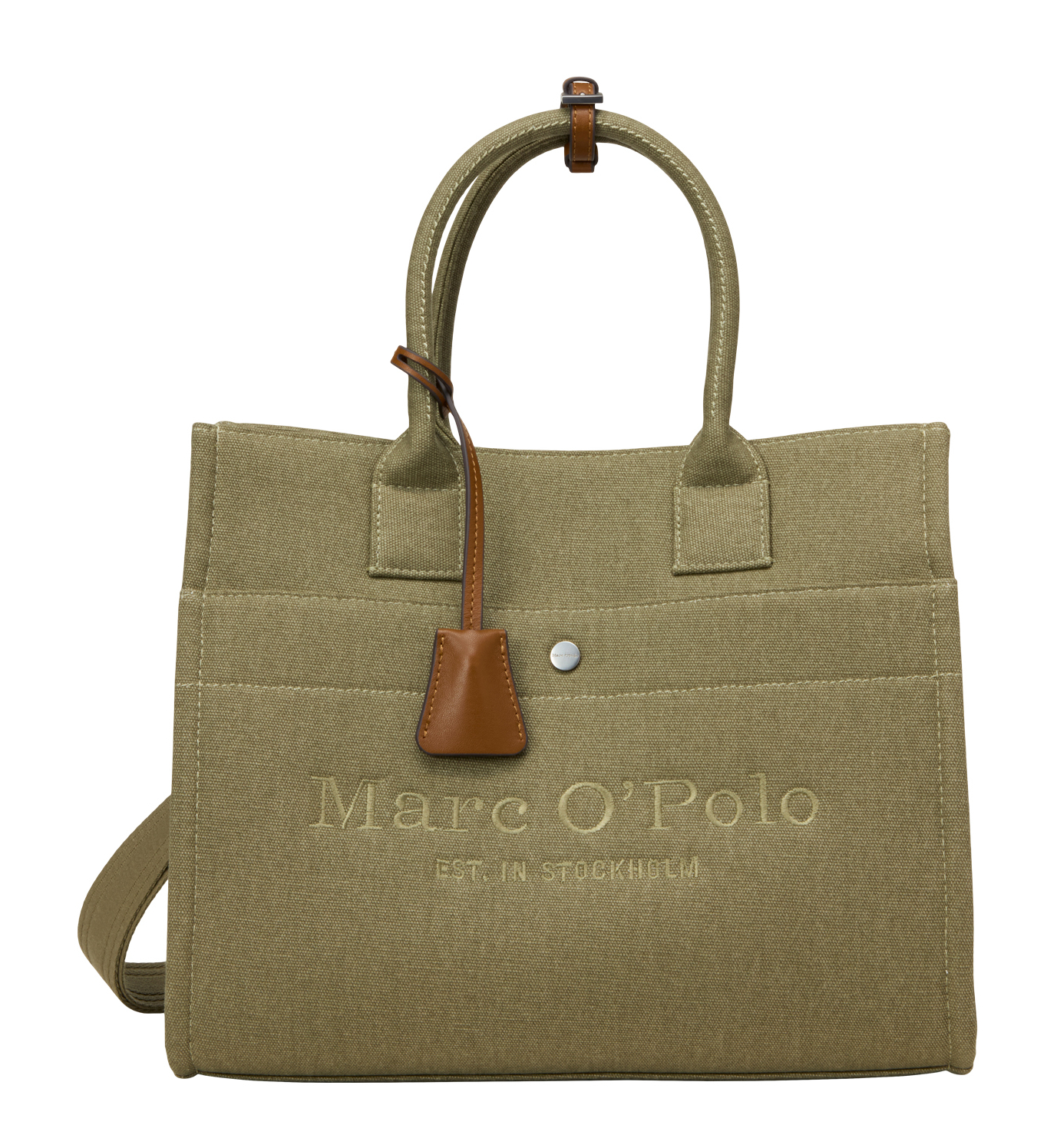 Marc O'Polo Mara Canvas Shopper Pure Sage
