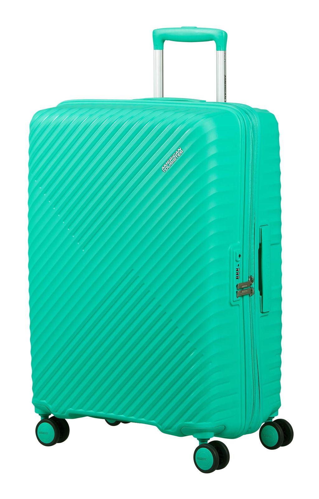 American Tourister Diablast Spinner 68 / 25 TSA EXP Trolley M Cyber Aqua American Tourister Diablast Spinner 68 / 25 TSA EXP Trolley M Cyber Aqua