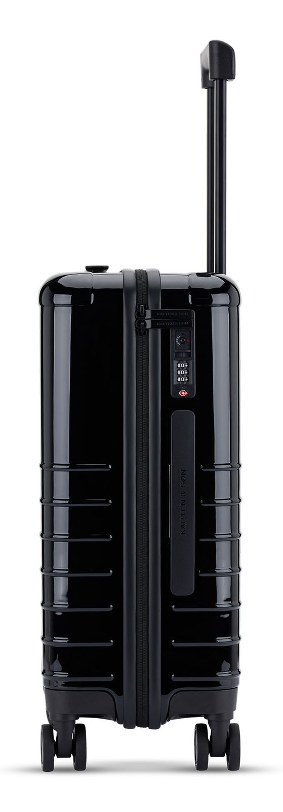 Kapten & Son Heathrow Essential Cabin Trolley S All Black Kapten & Son Heathrow Essential Cabin Trolley S All Black