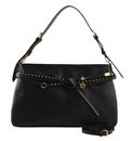 PINKO Belt Bag Big Vitello Morbido Black - Antique Gold