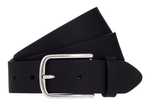Vanzetti 35mm Leather Belt W105 Black
