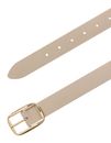 Vanzetti 30mm Leather Belt W90 Cream