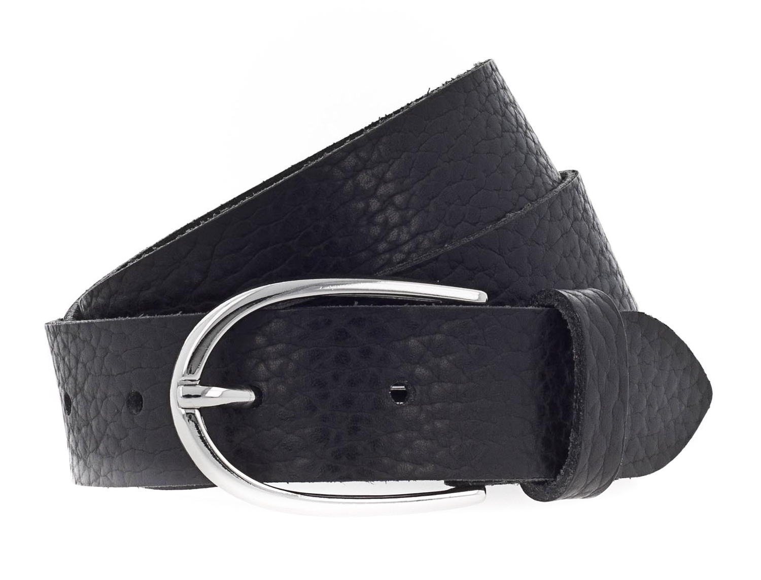 Vanzetti Glitter Radiance 30mm Metallic Belt W110 Black Metallic