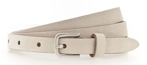 Vanzetti Slim Velours Belt W70 Cream Vanzetti Slim Velours Belt W70 Cream