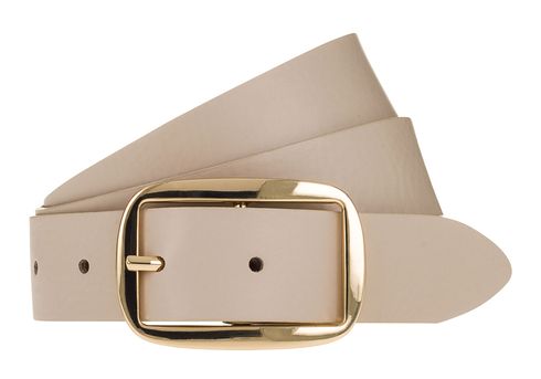 Vanzetti 30mm Leather Belt W75 Cream