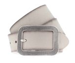 Vanzetti Classics 40mm Suede Belt W110 Creme