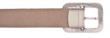 Vanzetti Classics 40mm Suede Belt W110 Creme