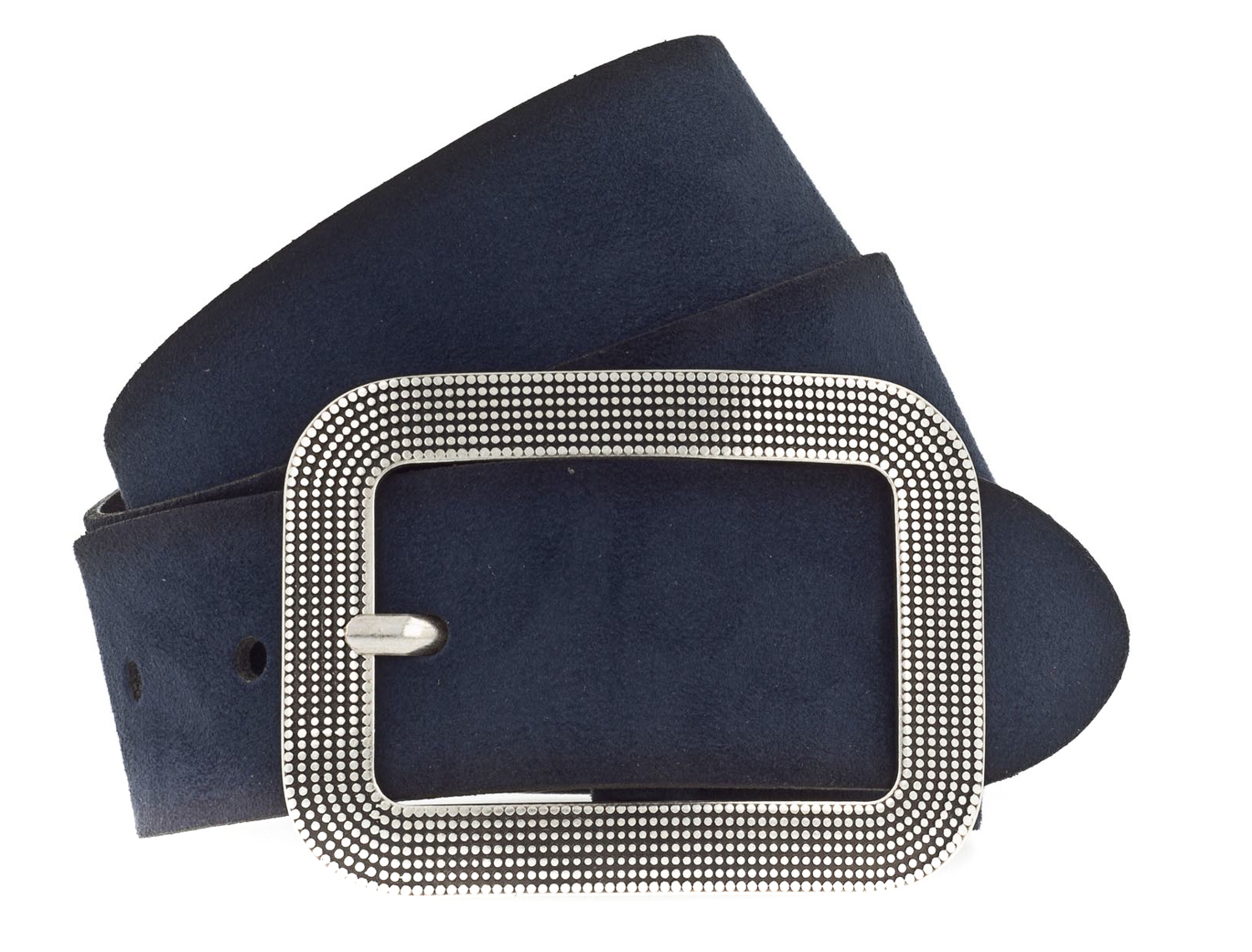 Vanzetti Classics 40mm Suede Belt W110 Marine