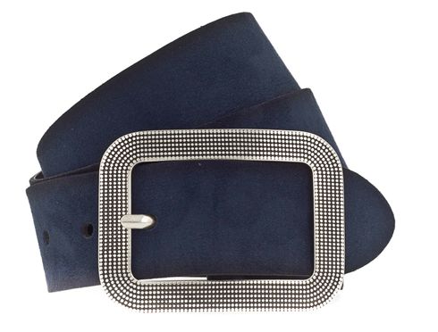 Vanzetti Classics 40mm Suede Belt W110 Marine