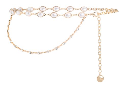 Vanzetti 10 mm Chain Belt W95 Gold - Cream Vanzetti 10 mm Chain Belt W95 Gold - Cream