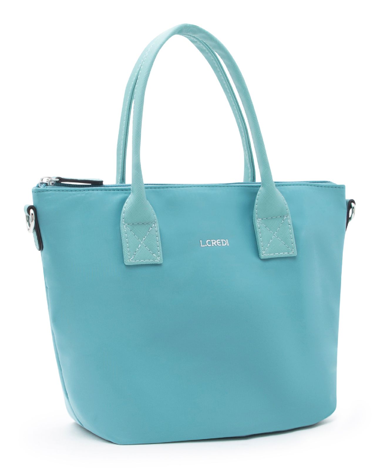L.CREDI Pura Hand Bag Türkis L.CREDI Pura Hand Bag Türkis