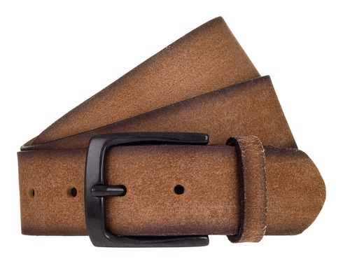 MUSTANG Marcus 40mm Leather Belt W105 Mid Brown
