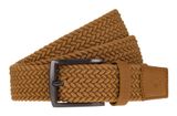 MUSTANG 35mm Braided Leather Belt W110 Middle Brown MUSTANG 35mm Braided Leather Belt W110 Middle Brown