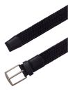 MUSTANG 35mm Braided Leather Belt W105 Black MUSTANG 35mm Braided Leather Belt W105 Black