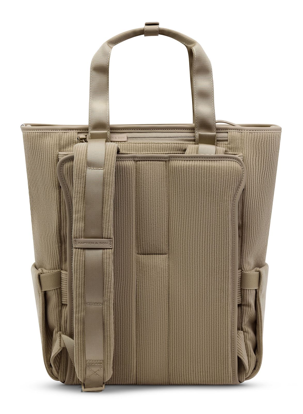 Kapten & Son Lindby Pro Cord Convertible Backpack Dusty Khaki Kapten & Son Lindby Pro Cord Convertible Backpack Dusty Khaki