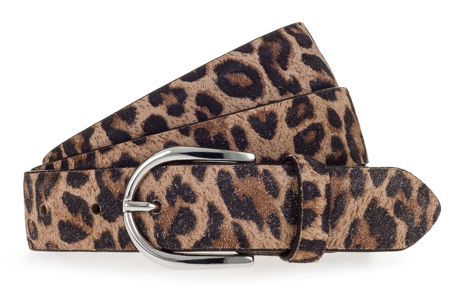 Tamaris 30 mm Elenor Silver Leather Belt W90 Taupe - Dark Brown Tamaris 30 mm Elenor Silver Leather Belt W90 Taupe - Dark Brown