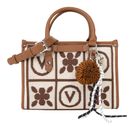 VALENTINO Tyle Shopping Bag Cuoio / Multicolor