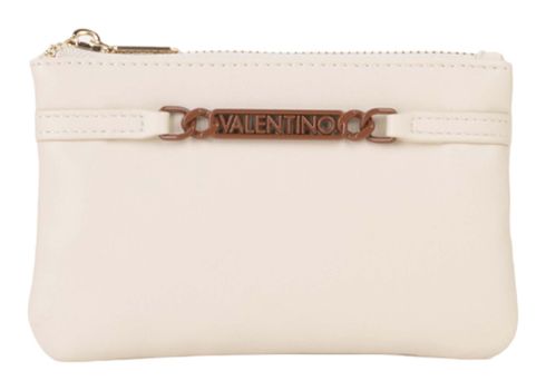 VALENTINO Ebe Zip Around Wallet Ecru / Cuoio