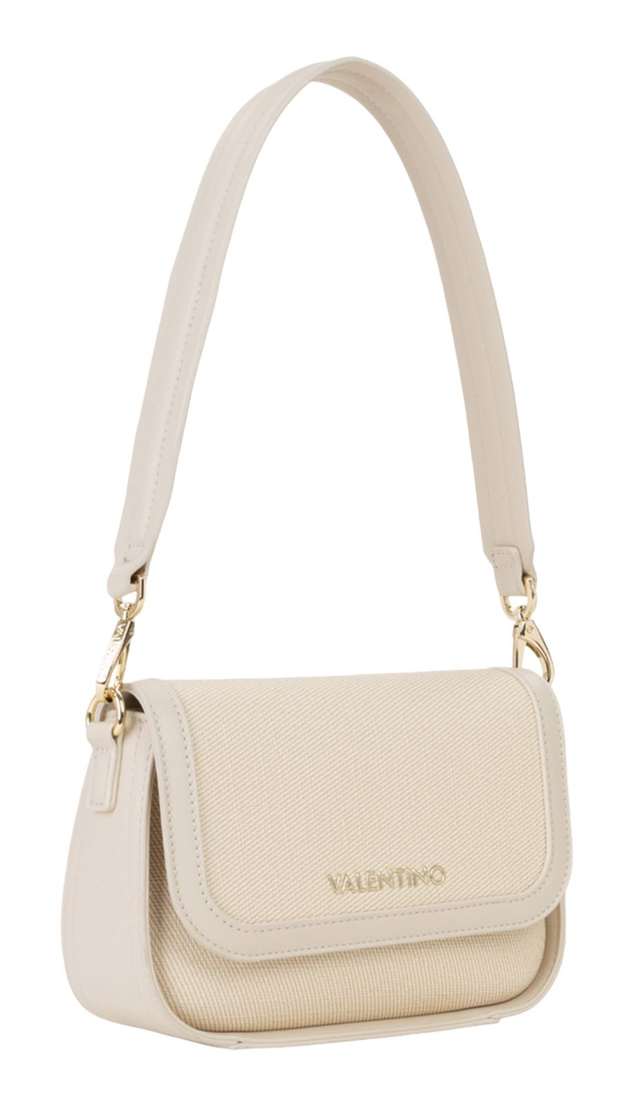 VALENTINO Atena Flap Bag Naturale / Ecru VALENTINO Atena Flap Bag Naturale / Ecru